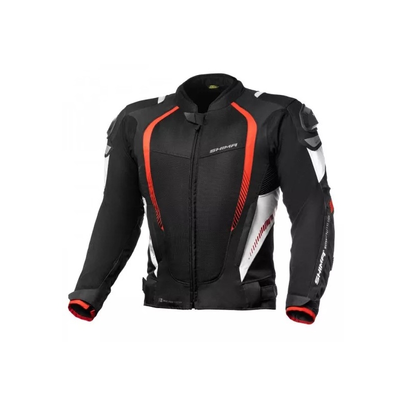 Bunda na motorku Shima Mesh Pro černo-červená