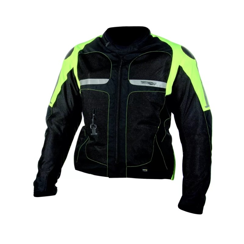 Airbagová bunda HELITE Vented černo-fluo žlutá