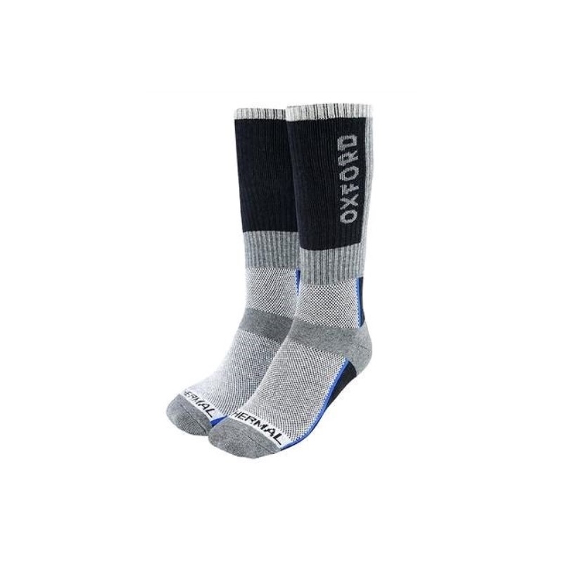 Ponožky Oxford Thermal šedo-černo-modré