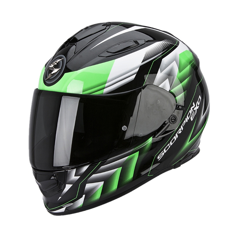 Integrální přilba na moto Scorpion EXO-510 Air Scale černo-zelená vypredaj výprodej