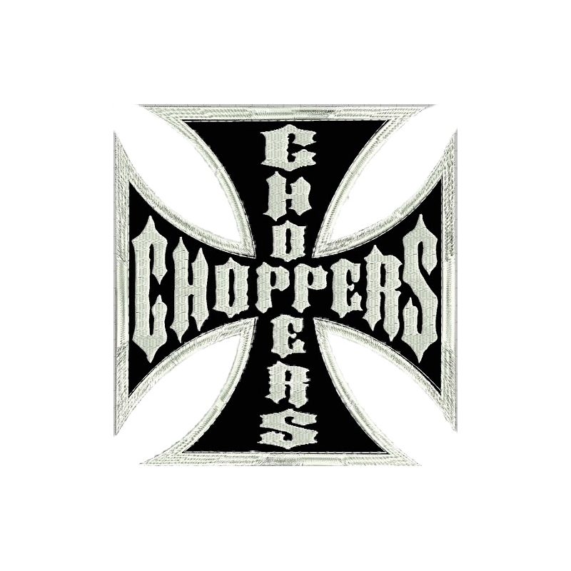 Nášivka Kříž Chopper - velká