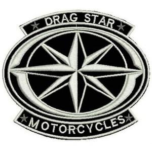 Nášivka Drag Star Motorcycles - velká