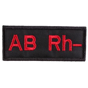 Nášivka s krevní skupinou AB Rh-