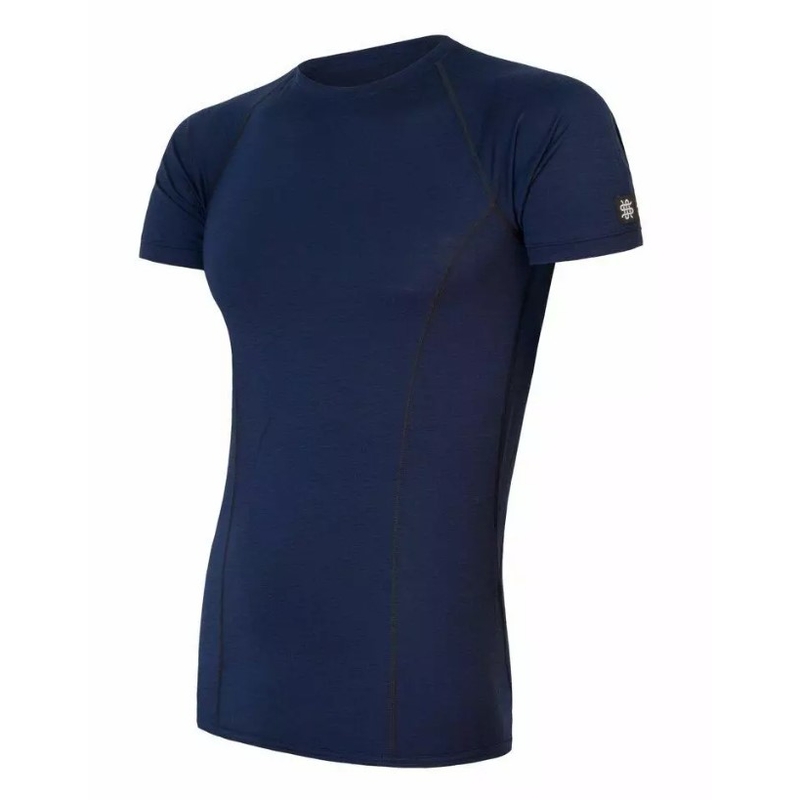 Pánské triko Sensor Merino Active tmavě modré - krátký rukáv výprodej