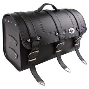 Kožený moto kufr na motorku Chopper RSA-131A se zámkem