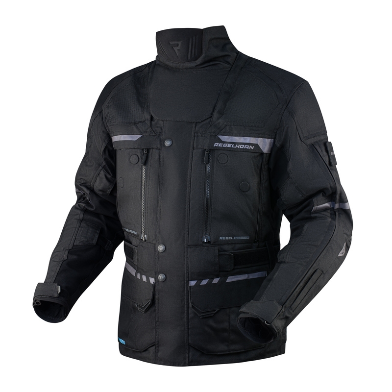 Bunda na motorku Rebelhorn Cubby IV černá výprodej