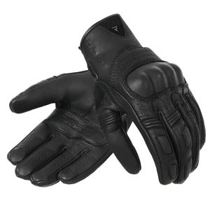 Rukavice na motorku Rebelhorn Thug II černé perforované