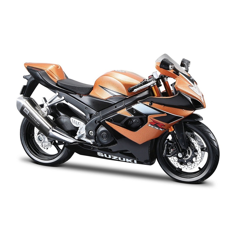 Model motocyklu Maisto Suzuki GSX-R1000 2006 bronzová