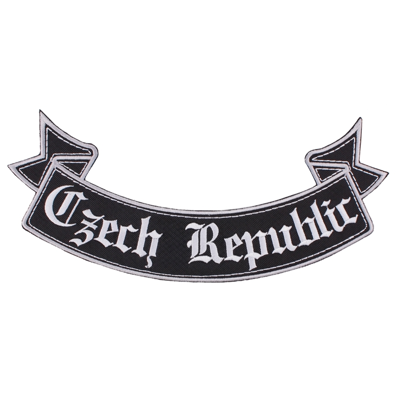 Nášivka Czech Republic stuha spodní