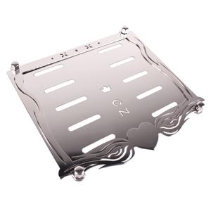 Nerezová podložka pod CZ SPZ Heart