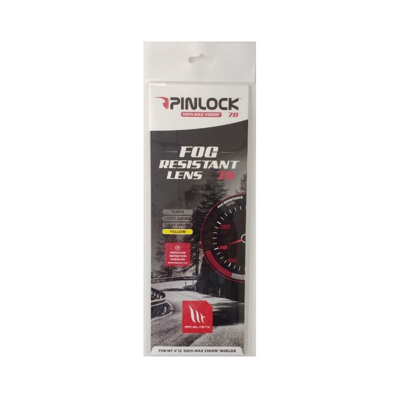 Pinlock pro přilbu MT V-12 žlutý výprodej