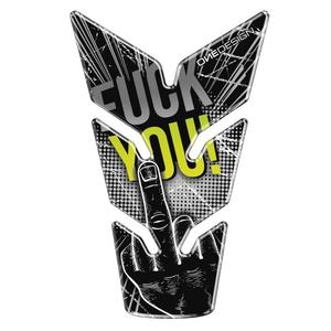 Polep palivové nádrže Print šedý