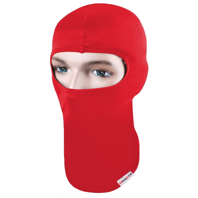 Kukla pod helmu MotoZem červená