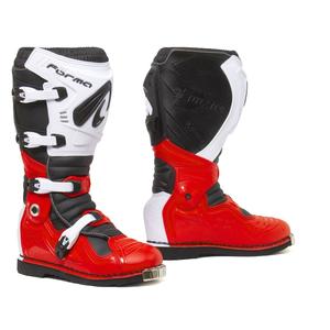 Boty na motorku Forma Terrain Evolution TX červeno-bílé