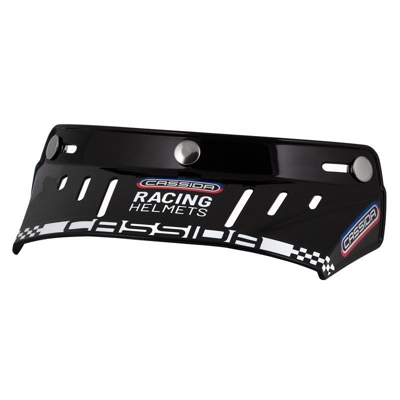 Plochý kšilt pro přilby Cassida Oxygen Racing Spirit černý