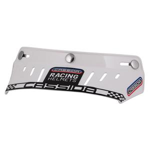 Plochý kšilt pro přilby Cassida Oxygen Racing Spirit bílý