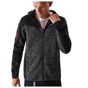 Pánská fleecová mikina DAKAR Cross 4 černo-šedá