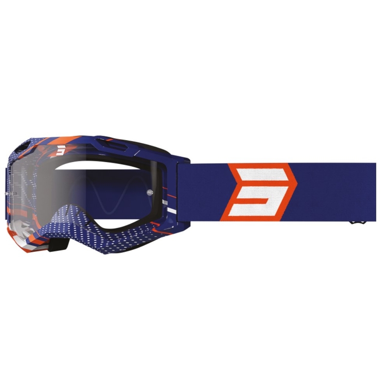 Motokrosové brýle Shot Assault 2.0 Drop oranžovo-bílo-modré