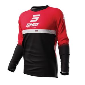 Motokrosový dres Shot Devo Reflex černo-červený výprodej