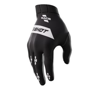 Motokrosové rukavice Shot Race černo-bílé výprodej