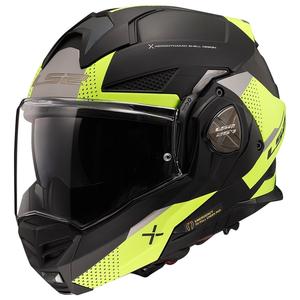 Překlápěcí přilba na motorku LS2 FF901 Advant X Oblivion černo-fluo žlutá