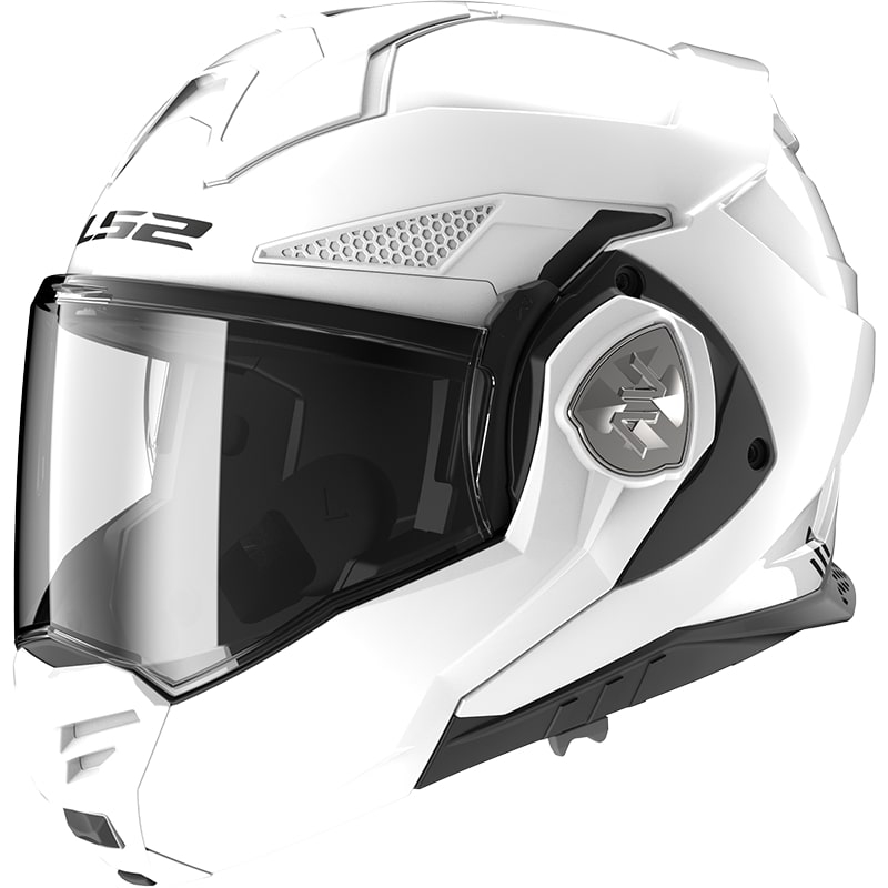 Překlápěcí přilba na motorku LS2 FF901 Advant X Solid bílá