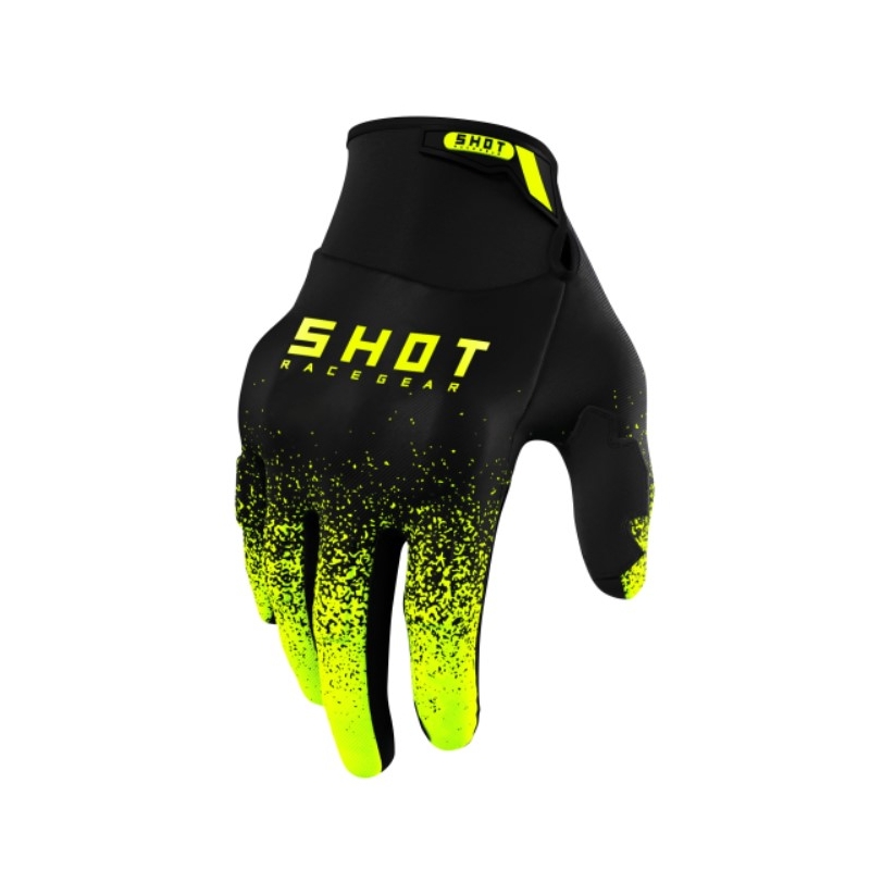 Motokrosové rukavice Shot Drift Edge 2.0 černo-fluo žluté