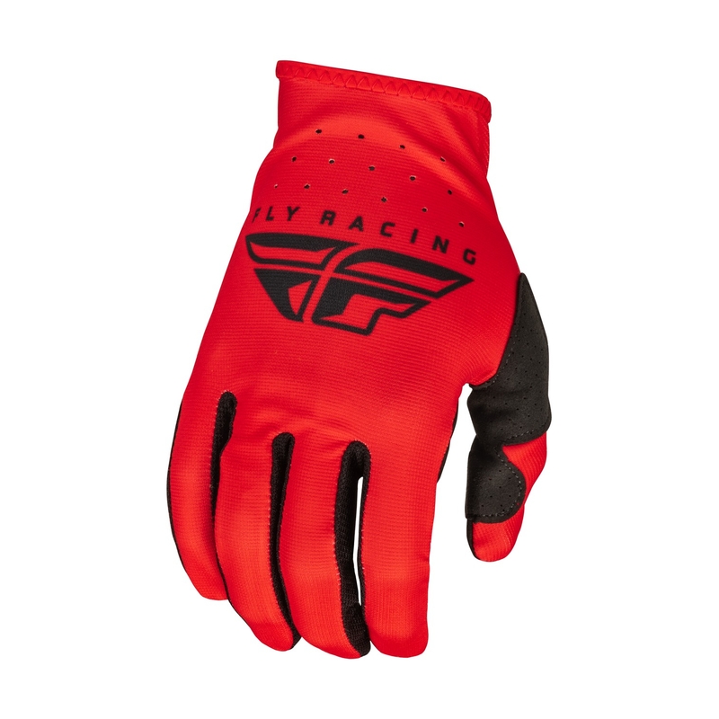 Motokrosové rukavice FLY Racing Lite 2023 červeno-černé