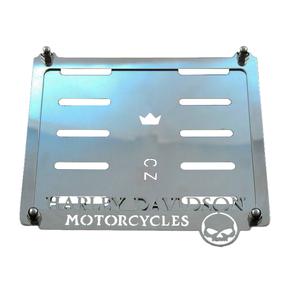 Nerezová podložka pod CZ SPZ Harley Skull