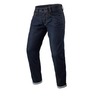 Jeansy na motorku Revit Lewis Selvedge TF tmavě modré