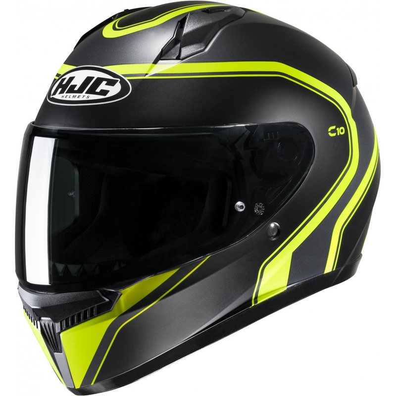 Integrální přilba na motorku HJC C10 Elie MC3HSF černo-fluo žlutá