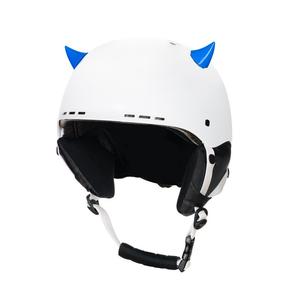 Mini růžky na helmu 57 modré