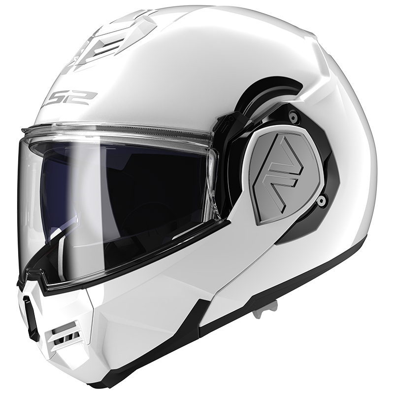 Překlápěcí přilba na motorku LS2 FF906 Advant Solid bílá