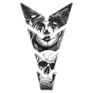 Polep palivové nádrže - tankpad Print Women with skull