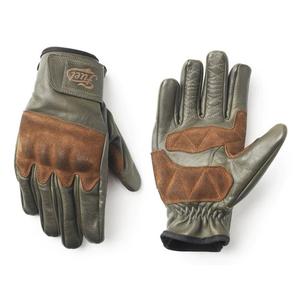 Rukavice na motorku Fuel Rodeo zeleno-hnědé