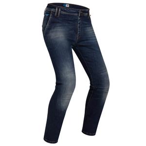 Jeansy na motorku PMJ Russel modré výprodej