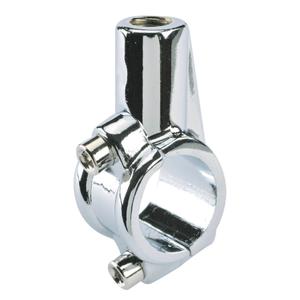 Chromovaná objímka na zrcátko 22 mm pravá