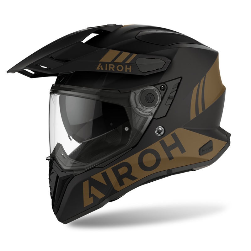 Enduro přilba Airoh Commander Factor černo-zlatá výprodej