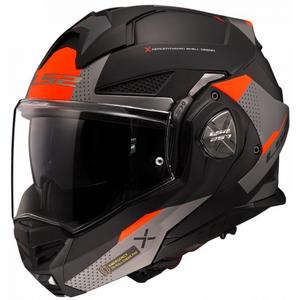 Překlápěcí přilba na motorku LS2 FF901 Advant X Oblivion černo-červeno-titanová