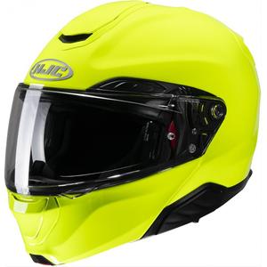Vyklápěcí přilba na motorku HJC RPHA 91 Solid fluo zelená
