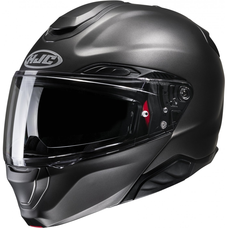 Vyklápěcí přilba na motorku HJC RPHA 91 Solid semi flat titanová
