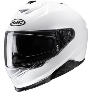 Integrální přilba na motorku HJC i71 Solid Semi Flat perleťová bílá