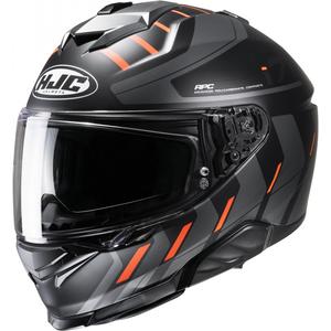 Integrální přilba na motorku HJC i71 Simo MC6HSF černo-šedo-oranžová