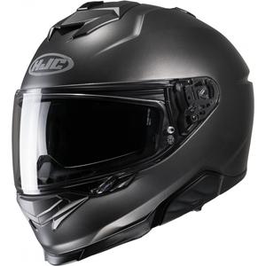Integrální přilba na motorku HJC i71 Solid Semi Flat titanová
