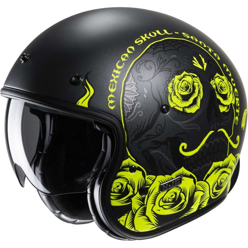 Otevřená přilba na motorku HJC V31 Desto MC3HSF černo-fluo žlutá