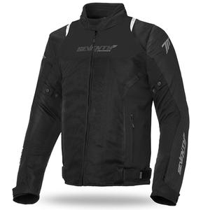 Bunda na motorku SEVENTY DEGREES SD-JR48 černá výprodej