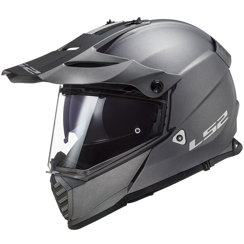 Enduro přilba LS2 MX436 Pioneer EVO titanová matná