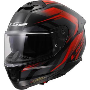 Integrální přilba na motorku LS2 FF808 Stream II Fury černo-červená