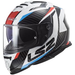 Integrální přilba na motorku LS2 FF800 Storm II Racer bílo-černo-červeno-modrá
