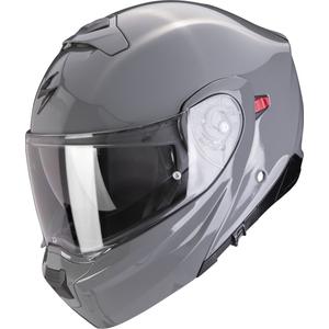 Výklopná přilba na motorku Scorpion EXO-930 EVO Solid šedá